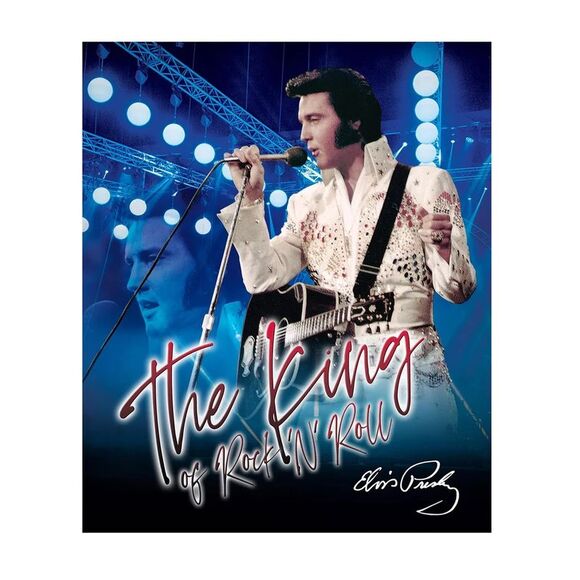 Elvis Presley The King Throw Blanket, 50" x 60" - Picture 3 of 3